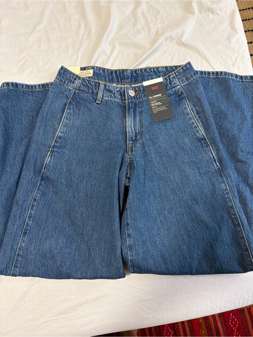 Levi's Relaxed Fit Blue Denim Chinos